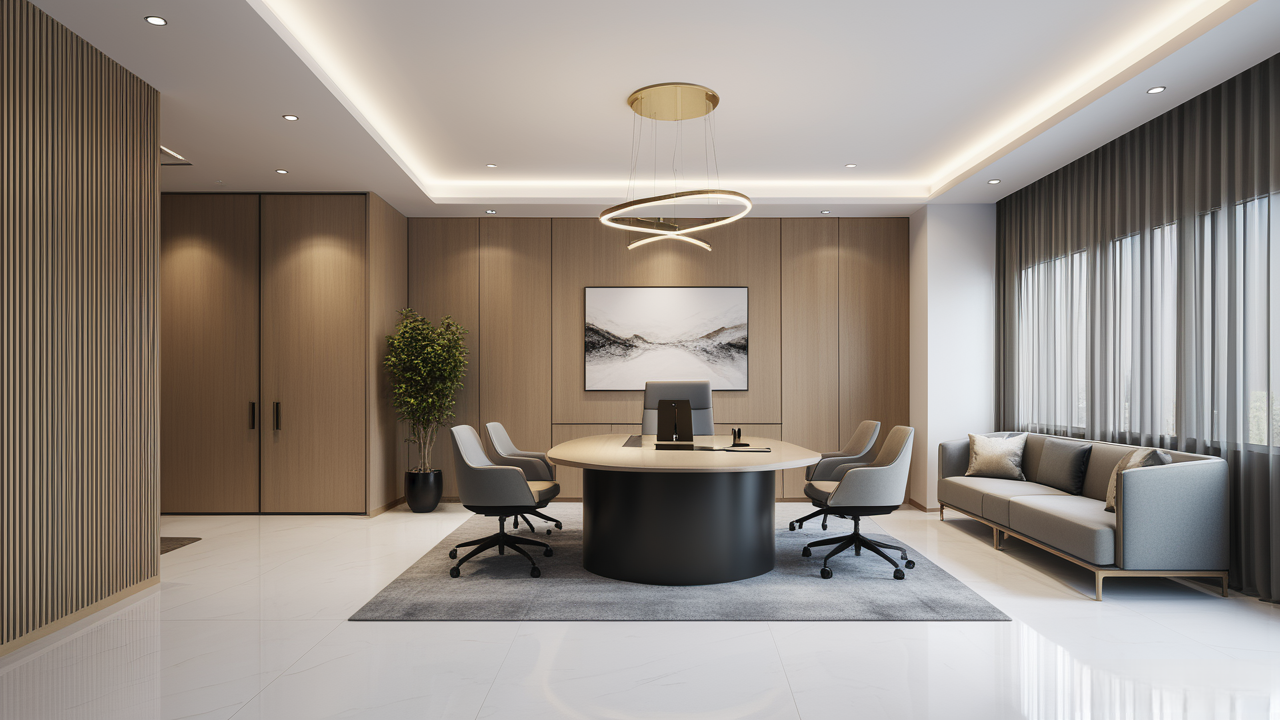 網(wǎng)絡(luò)公司上海浦東新區(qū)辦公室裝修工程設(shè)計實景圖